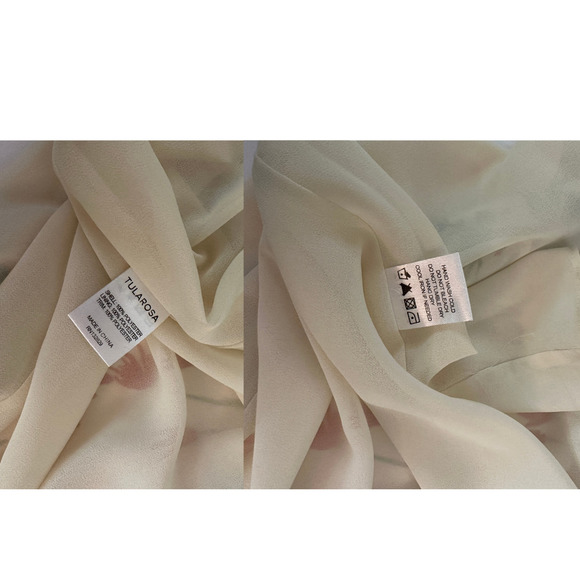 NEW TULAROSA Selena Floral Wrap Maxi Ruffle Dress in Del Mar Womens Size XS - Picture 15 of 17